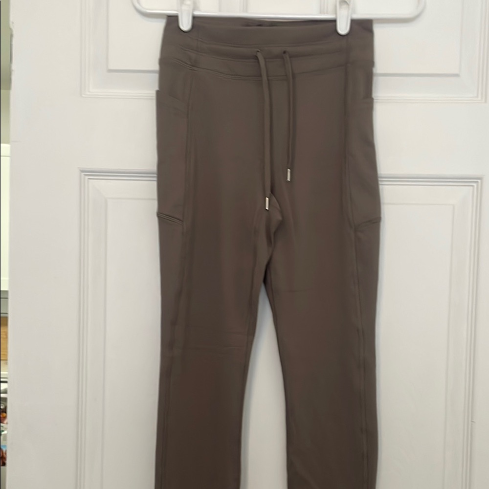 All in Motion Tan Track Pants for Versatile Style